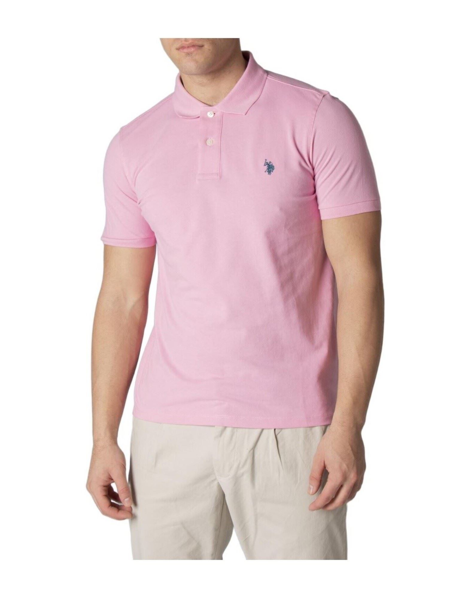 U.S.POLO ASSN. Poloshirt Herren Rosa von U.S.POLO ASSN.