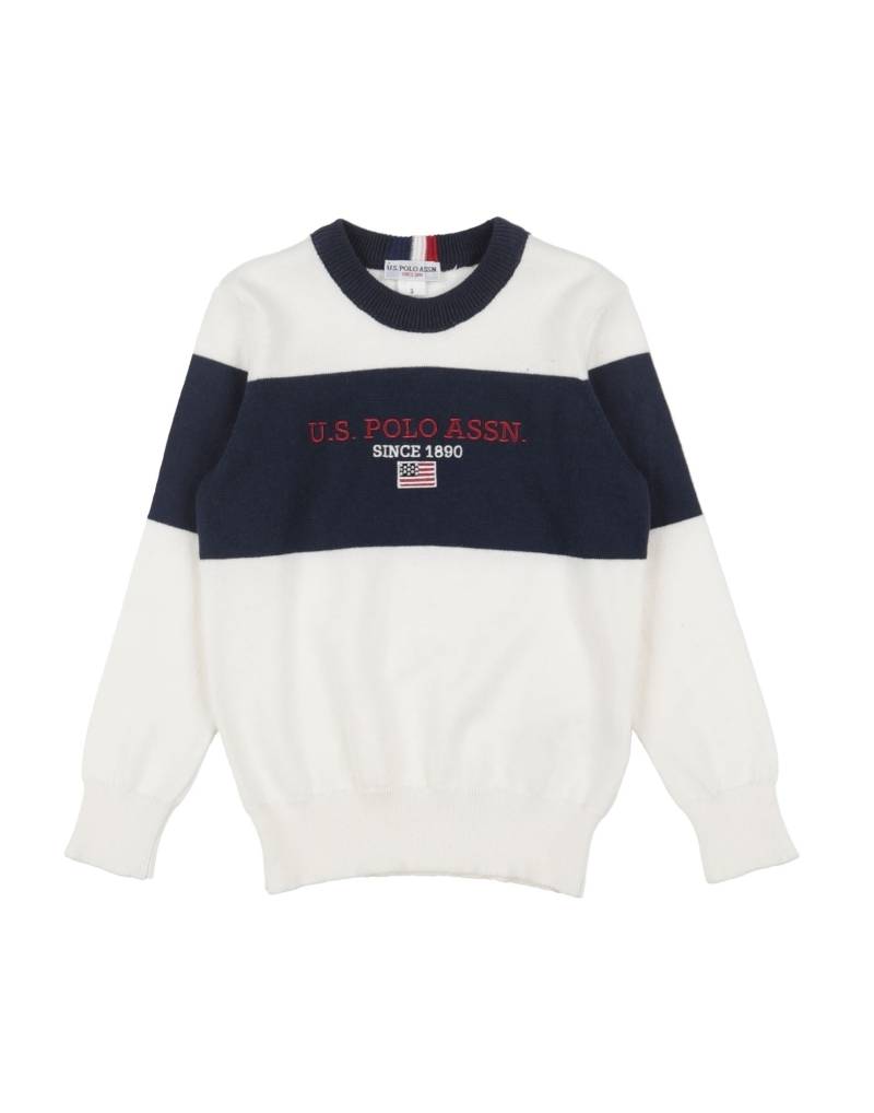 U.S.POLO ASSN. Pullover Kinder Off white von U.S.POLO ASSN.