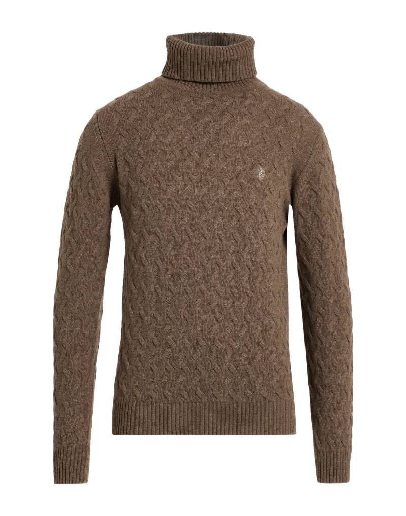 U.S.POLO ASSN. Rollkragenpullover Herren Maulwurfsgrau von U.S.POLO ASSN.