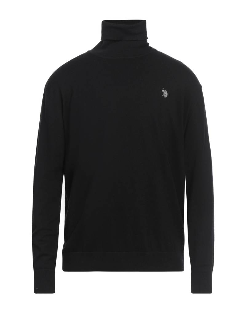 U.S.POLO ASSN. Rollkragenpullover Herren Schwarz von U.S.POLO ASSN.
