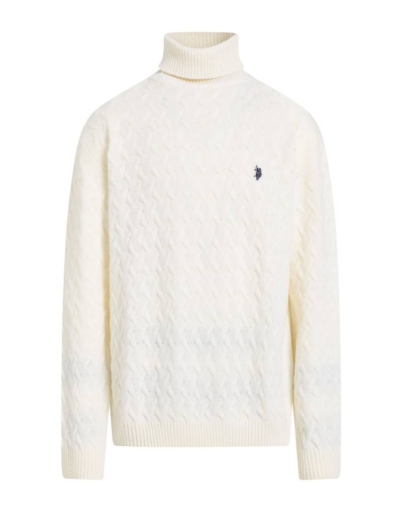 U.S.POLO ASSN. Rollkragenpullover Herren Weiß von U.S.POLO ASSN.