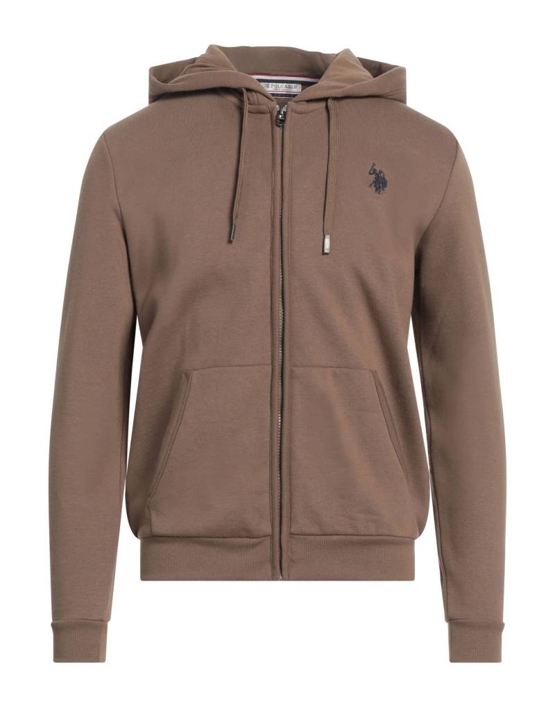 U.S.POLO ASSN. Sweatshirt Herren Khaki von U.S.POLO ASSN.