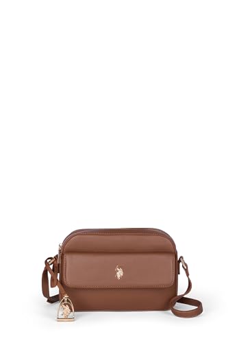 U.S.POLO ASSN. - Umhängetasche aus polyurethan, braun (26.5 X 10 X 20 cm) von U.S.POLO ASSN.