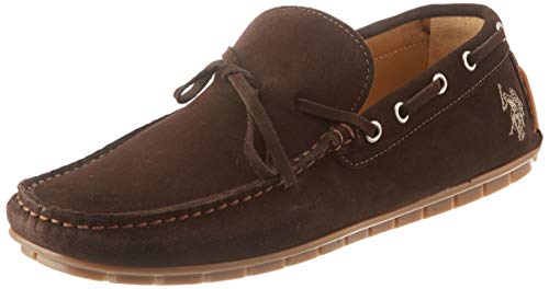 US Polo Association Herren Carson Gymnastikschuhe, Braun (Dk Br 003), 40 EU von U.S. POLO ASSN.