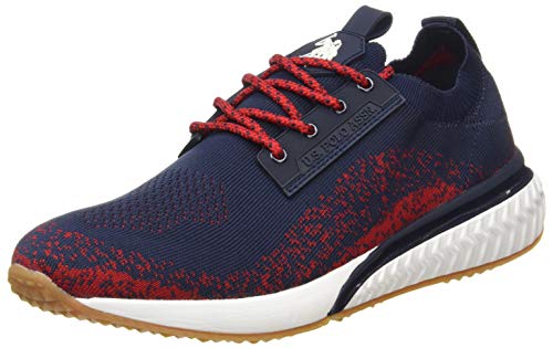 US Polo Association Herren Elser2 Gymnastikschuhe, Mehrfarbig (Dk Bl/Red 011), 43 EU von US Polo Association