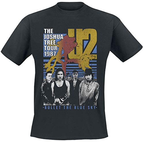 U2 Bullet The Blue Sky - Joshua Tree Tour 1987 T-Shirt schwarz XXL von U2