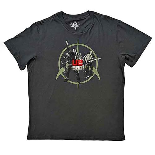 U2 Herren 360 Degree Tour 2010 Band Photo T-Shirt X-Large Grau, GRAU U2 Herren 360 Degree Tour 2010 Band Photo T-Shirt X-Large Grau, GRAU von U2