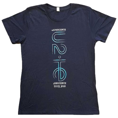 U2 Herren I+e 2018 Tour Dates T-Shirt Marineblau, Marineblau, Klein von U2