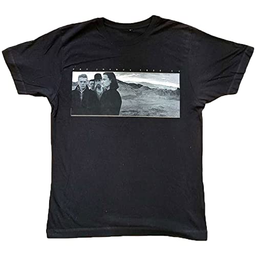 U2 Herren Joshua Tree Photo T-Shirt schwarz, Schwarz, S von U2