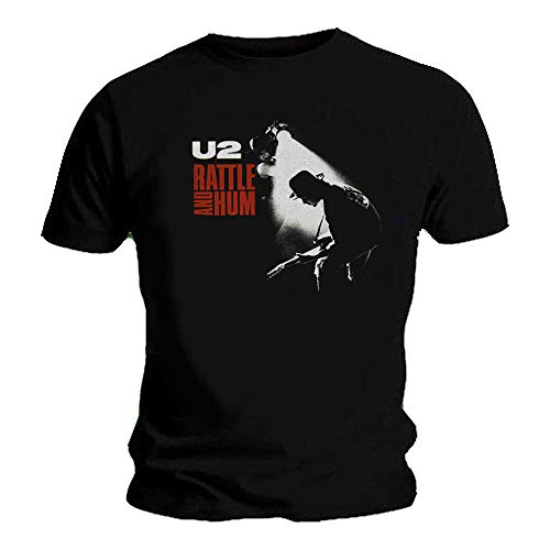 U2 Herren T-Shirt Schwarz Schwarz Gr. M, Schwarz von U2