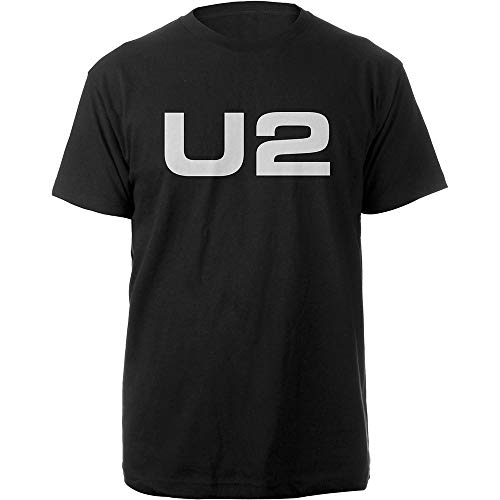 U2 White Logo T-Shirt schwarz XL von U2