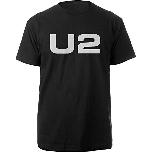 U2 White Logo T-Shirt schwarz XXL von U2