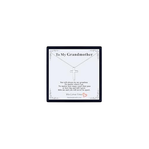U7 Kreuz Anhänger Geschenke für meine meine Großmutter Kreuzkette mit Glückwunschkarte Geburtstag Christentum Religion Weihnachten Christliches Geschenk für Frauen U7 Kreuz Anhänger Geschenke für meine meine Großmutter Kreuzkette mit Glückwunschkarte Geburtstag Christentum Religion Weihnachten Christliches Geschenk für Frauen von U7