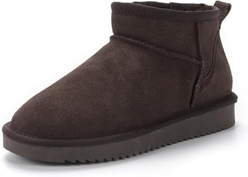 UAAQV Mini-Stiefel für Frauen,Klassische Mini-Stiefelette mit Fell gefüttert,Warme mit Fell gefütterte Winterstiefel mit Anti-Rutsch-Beschichtung UAAQV Mini-Stiefel für Frauen,Klassische Mini-Stiefelette mit Fell gefüttert,Warme mit Fell gefütterte Winterstiefel mit Anti-Rutsch-Beschichtung von UAAQV