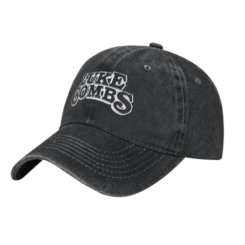 UAISBUUW Luke The Combs Baseballkappe Männer Frauen Snapback Trucker Mode Mesh Hut Outdoor Sport Laufen Verstellbares Geschenk Baumwolle, für alle Jahreszeiten von UAISBUUW