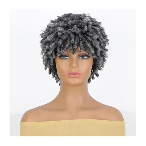 D,Kurze Perücken, 8 Zoll Lange, Tief Gelockte Perücken Mit Pony, Haarperücken Für Schwarze Frauen Für Den Täglichen Partygebrauch D,Kurze Perücken, 8 Zoll Lange, Tief Gelockte Perücken Mit Pony, Haarperücken Für Schwarze Frauen Für Den Täglichen Partygebrauch von UAOGPLK