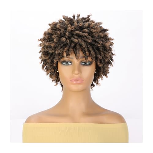 E,Kurze Perücken, 8 Zoll Lange, Tief Gelockte Perücken Mit Pony, Haarperücken Für Schwarze Frauen Für Den Täglichen Partygebrauch E,Kurze Perücken, 8 Zoll Lange, Tief Gelockte Perücken Mit Pony, Haarperücken Für Schwarze Frauen Für Den Täglichen Partygebrauch von UAOGPLK