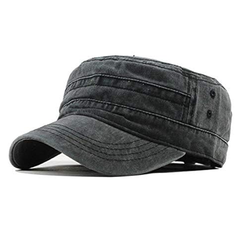 Klassische Premium Army Cap Military Style Armee Hut Männer Low Profile Sommer 100% Baumwolle Einstellbare Hut Armee Plain Flat Cadet Baseball Cap Retro Maler Unisex von Fashionapple