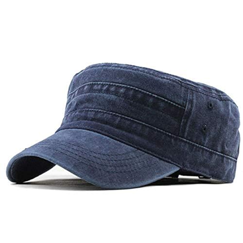 Klassische Premium Army Cap Military Style Armee Hut Männer Low Profile Sommer 100% Baumwolle Einstellbare Hut Armee Plain Flat Cadet Baseball Cap Retro Maler Unisex von Fashionapple