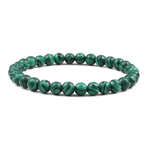 UBOHUZ 2 Stück Perlenarmbänder, elastisches Armband, Perlenstrang-Armbänder for Frauen, Yoga-Meditationsschmuck Für Frauen(Green,19cm) von UBOHUZ