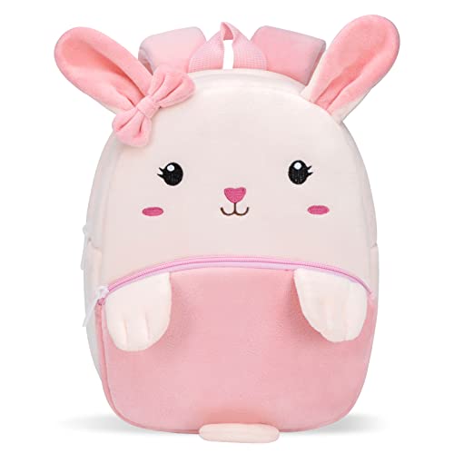 UBORSE Kinderrucksack Kindergarten für Mädchen Jungs Kindergartenrucksack Plüsch Schultasche Niedlich Süße Tiere Mini Cartoon Backpack 2-5 Jahre Kindertasche Vorschule Krippe Kita von UBORSE