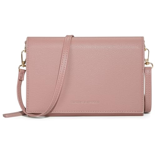 UBORSE Umhängetasche Damen PU Leder Crossbody Bag Damen handtasche damen klein Schultertasche Gesteppte Taschen Abendtasche Handytasche Lingge Tasche mit Geldbeutel Kartenfächer Citytasche von UBORSE