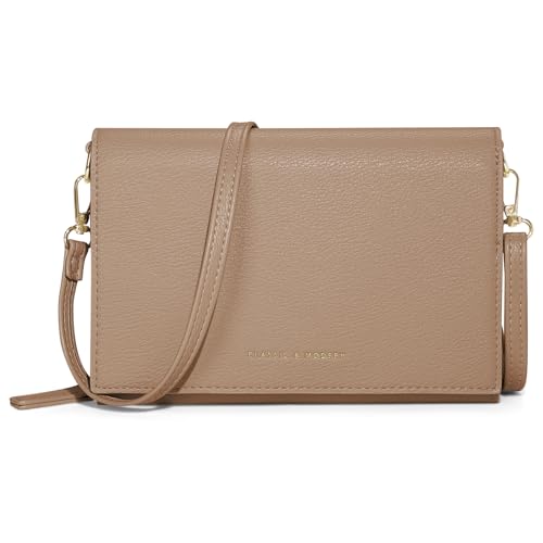 UBORSE Umhängetasche Damen PU Leder Crossbody Bag Damen handtasche damen klein Schultertasche Gesteppte Taschen Abendtasche Handytasche Lingge Tasche mit Geldbeutel Kartenfächer Citytasche von UBORSE