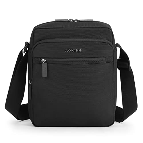 UBORSE Umhängetaschen Herren Herrentasche zum Umhängen Schultertasche Lässig Umhängebeutel Männertasche Crossbody Bag für Arbeit Freizeit Urlaub Alltagsleben von UBORSE