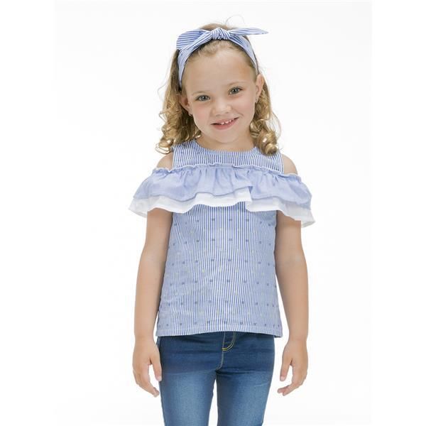 UBS2 Bluse/Shirt Mädchen blau von UBS2