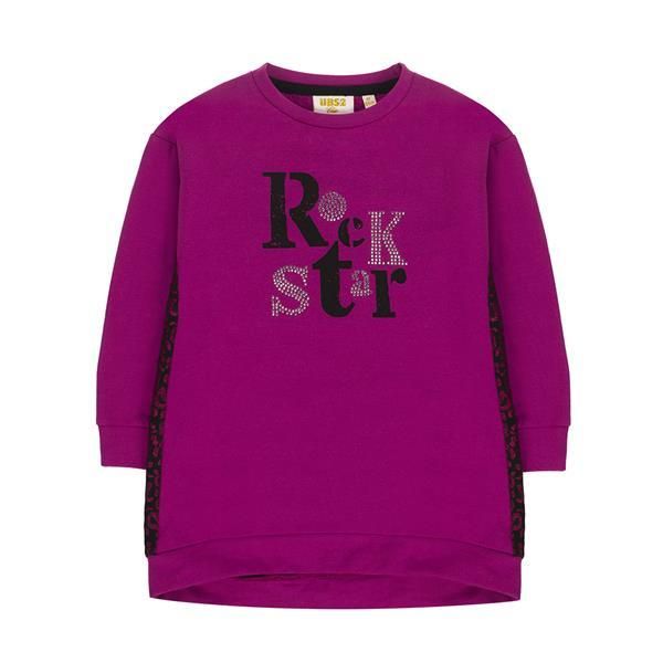 UBS2 Dress Kleid longshirt Mädchen Winter lila von UBS2