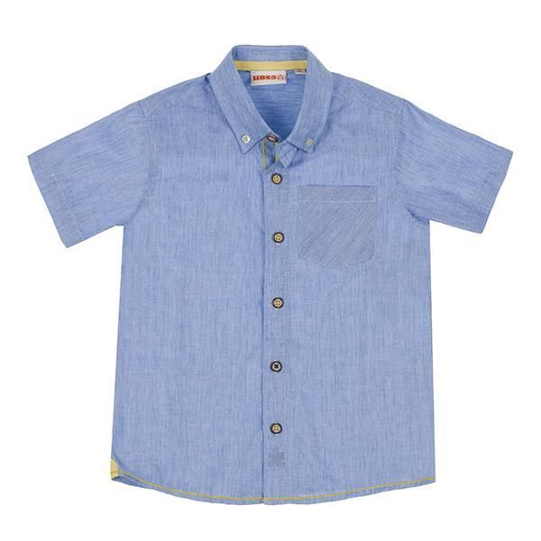 UBS2 Hemd blau Jeanslook Junge von UBS2