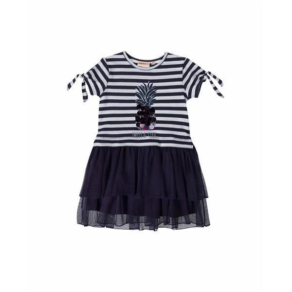 UBS2 Kleid navy mit Wendepailetten Sommer von UBS2