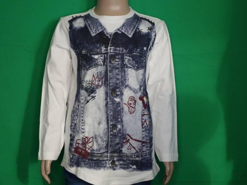 UBS2 Longsleeve Junge offwhite von UBS2