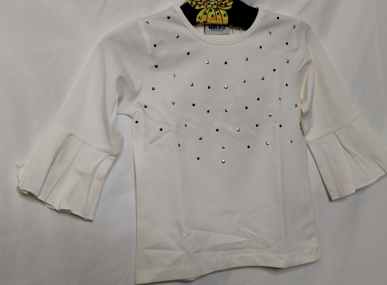 UBS2 Longsleeve Mädchen 3/4 Arm weiß von UBS2