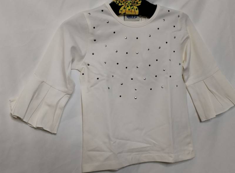 UBS2 Longsleeve Mädchen 3/4 Arm weiß von UBS2