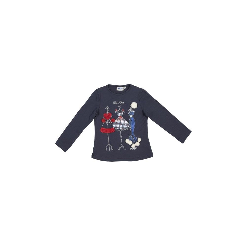 UBS2 Longsleeve navy Mädchen von UBS2