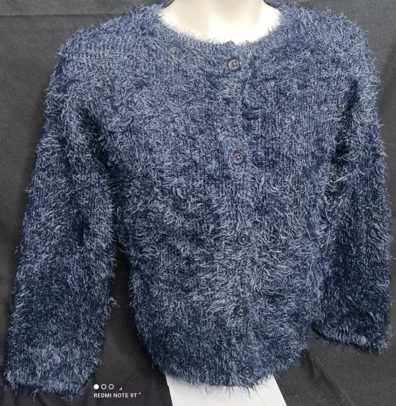 UBS2 Strickjacke Kuscheljacke navy Mädchen von UBS2
