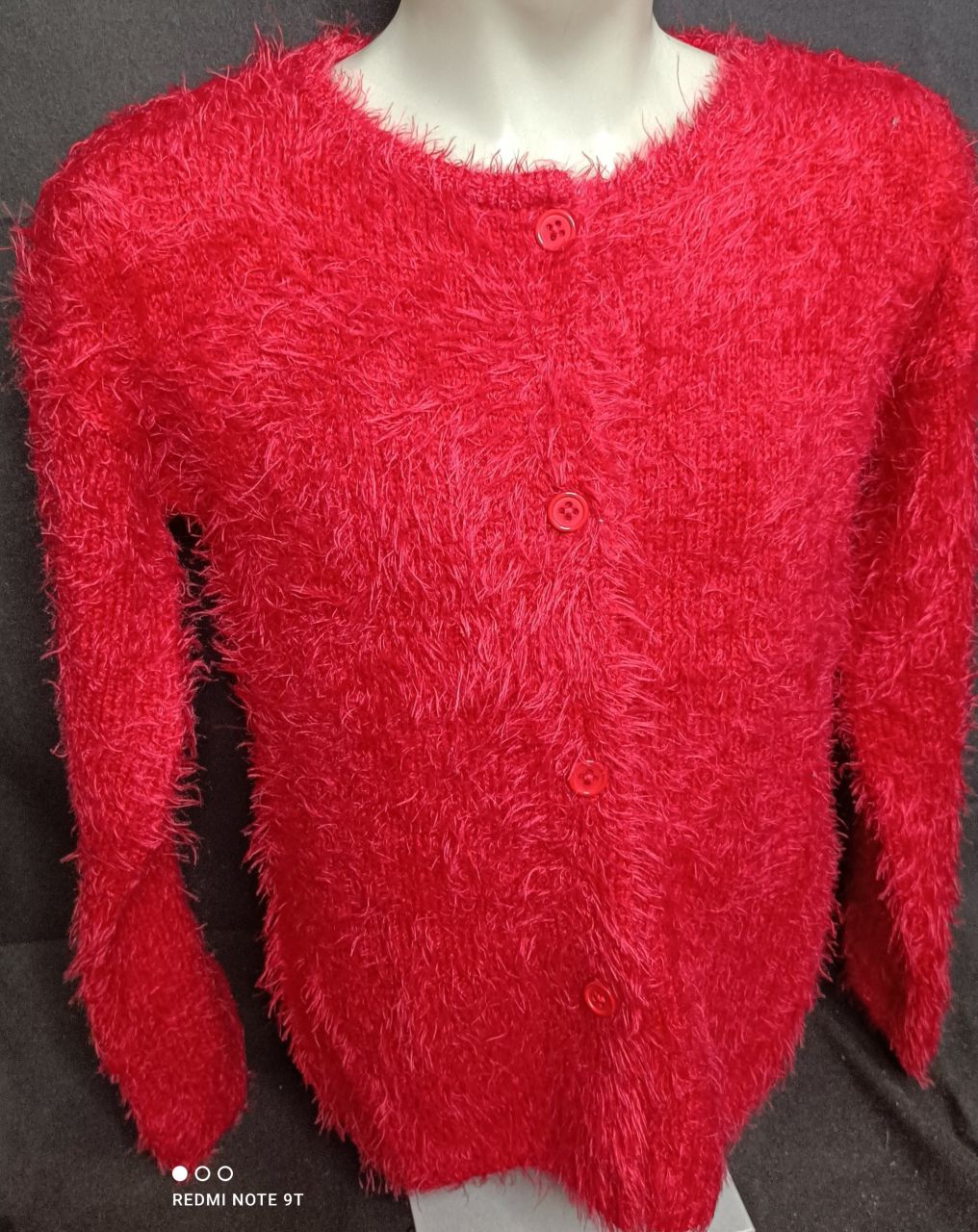 UBS2 Strickjacke rot kuschelig Mädchen von UBS2