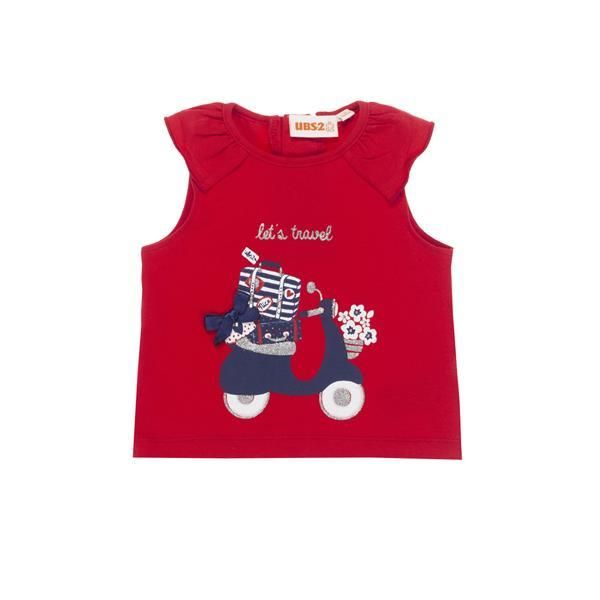 UBS2 T-Shirt Top Mädchen rot von UBS2