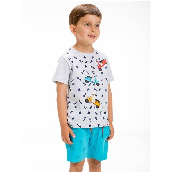 UBS2 T-Shirt mit patches grey Junge von UBS2