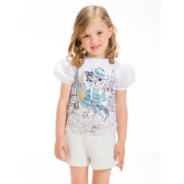 UBS2 T-Shirt weiß Mädchen von UBS2