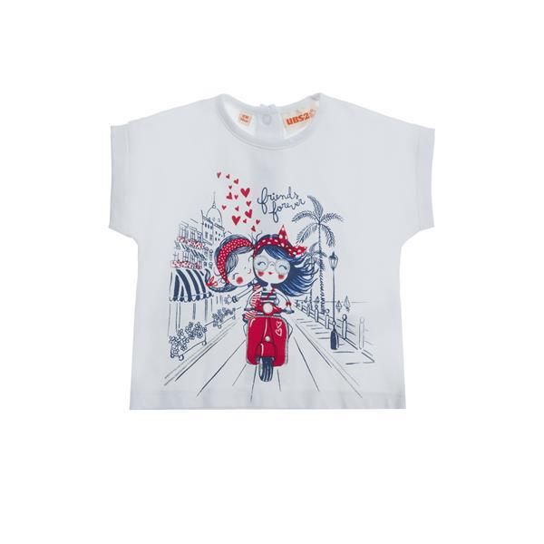 UBS2 T-Shirt weiß Mädchen von UBS2