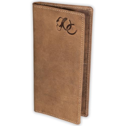 UC Leather Company RFID-blockierende Rodeo-Geldbörse, Vollnarbenleder, 11 Kartenfächer, 9,5 x 19,1 cm, Braun, Classic UC Leather Company RFID-blockierende Rodeo-Geldbörse, Vollnarbenleder, 11 Kartenfächer, 9,5 x 19,1 cm, Braun, Classic von UC Leather Company