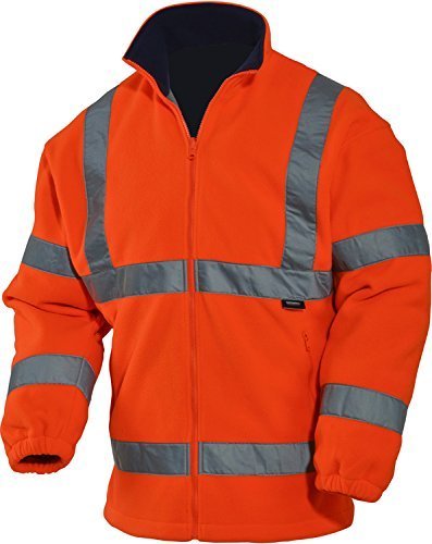 UCI Vizwell Signalfarbe Viz Polar Fleece Bodywamer Jacke - Orange - Orange, XXX-Large von UCI