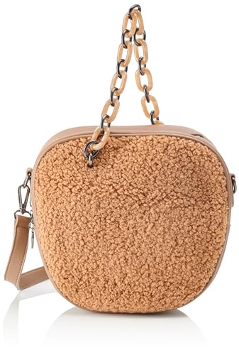 UCY Women's Tasche mit Teddyfell Damen Umhängetasche, BRAUN von UCY