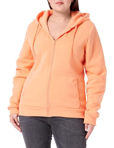 Ucy Women's Damen Stylischer Kapuzenpullover mit Reißverschluss Polyester SAFTIGES GRÜN Größe XL Hooded Sweatshirt, apricot von UCY