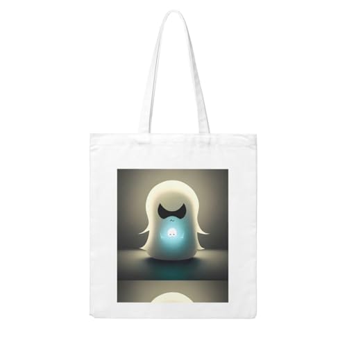UDFKGLP Little Ghost's Light Pattern Woman Canvas Tote Bag Strong and durable for traveling, shopping, Daily One Size von UDFKGLP