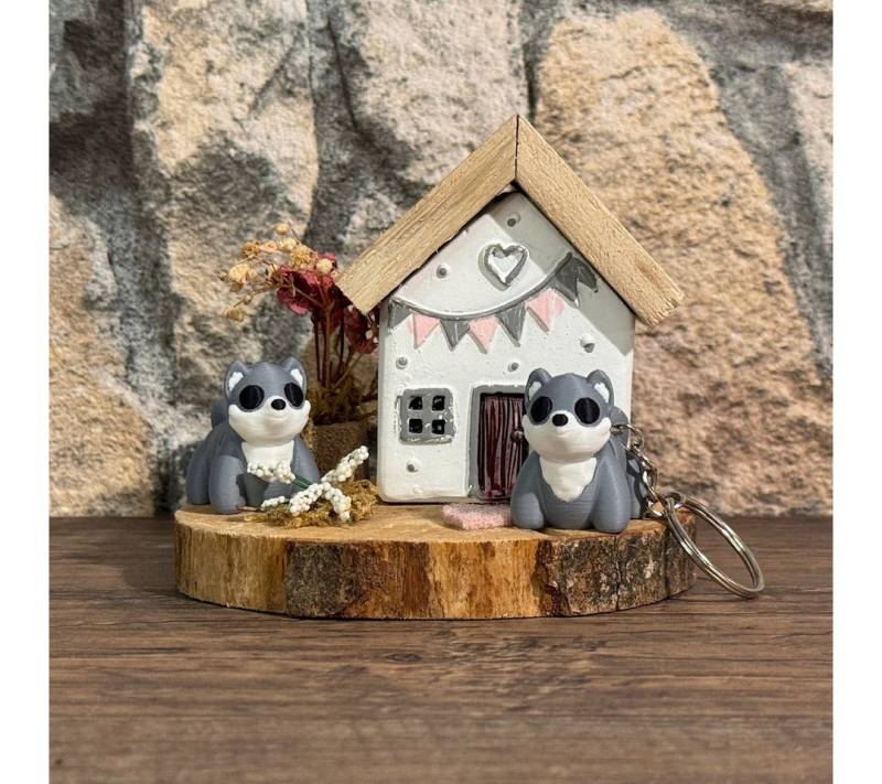 UDINGO Schlüsselanhänger Tiny Wolf – Mini Wolf Figur & Schlüsselanhänger UDINGO Schlüsselanhänger Tiny Wolf – Mini Wolf Figur & Schlüsselanhänger von UDINGO