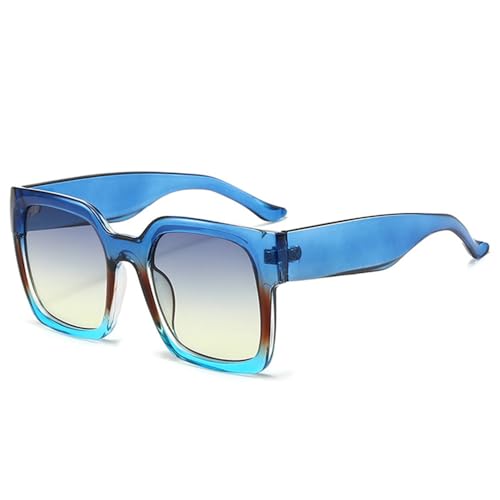 UDNDASBE-Retro Square Sunglasses Gradient for Women UV400 von UDNDASBE
