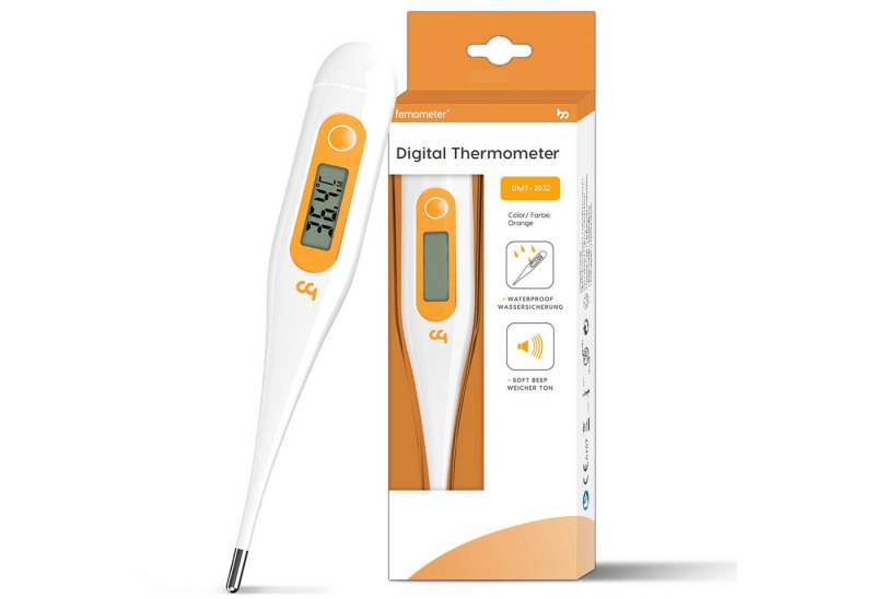 UE Stock Fieberthermometer 2 St. Digitales Kinder Erwachsene Fieberthermometer Achselthermometer, für schnelle und präzise Messung von UE Stock